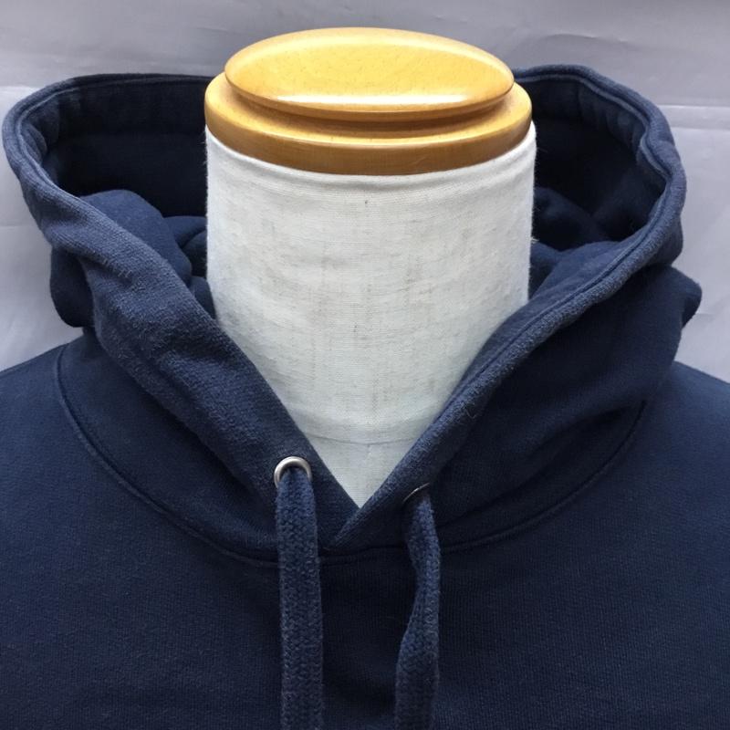 シュプリーム Supreme パーカー 長袖 Flowers Hooded Sweatshirt L 無地 紺 / ネイビー /  メンズ USED 古着 中古 10113437
