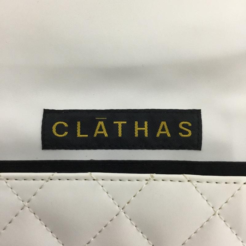 クレイサス CLATHAS ショルダーバッグ ショルダーバッグ 2WAY クラッチバッグ キルティング チェーン ワンポイント 白 / ホワイト /  レディース USED 古着 中古 10141660
