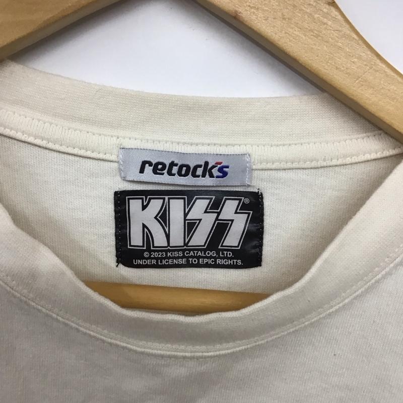 古着 USED カットソー 長袖 長袖カットソー プリントカットソー クルーネック M プリント 白 / ホワイト /  メンズ USED 古着 中古 10129455