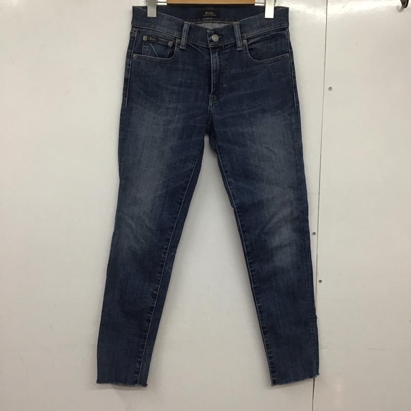 ラルフローレン RALPHLAUREN パンツ デニム、ジーンズ 26インチ 無地 青 / ブルー /  レディース USED 古着 中古 10144011