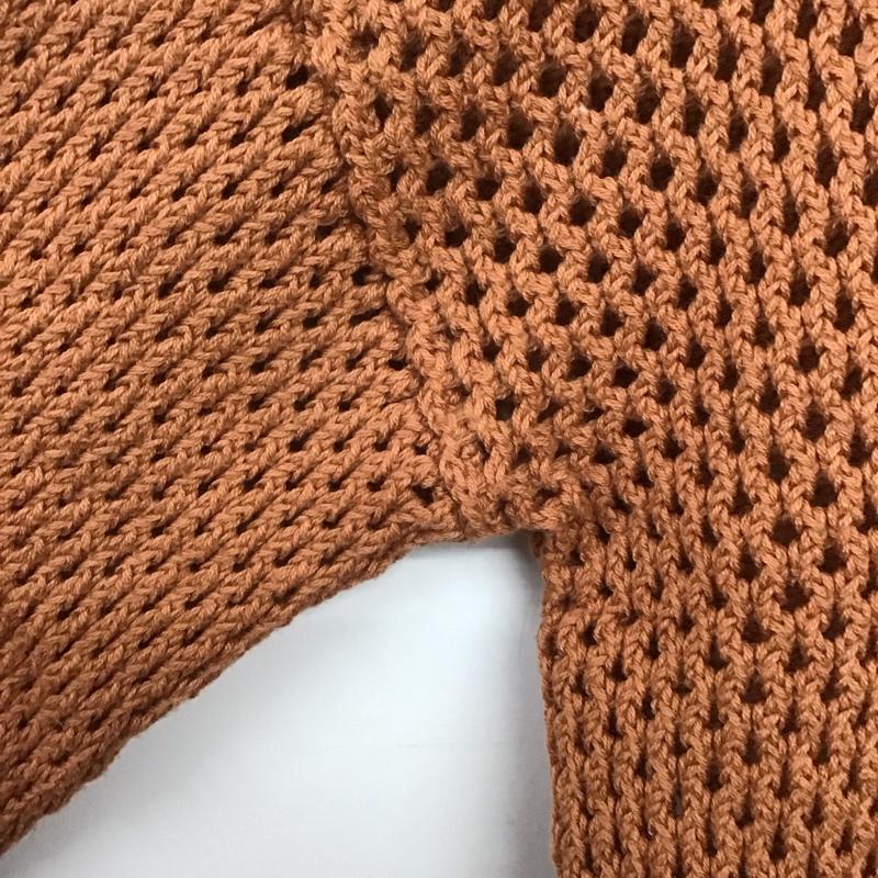 ローリーズファーム LOWRYS FARM ニット、セーター 長袖 FREE 無地 茶 / ブラウン /  レディース USED 古着 中古 10146756