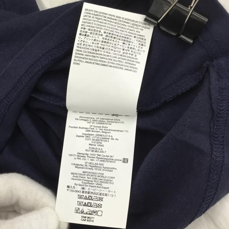 バンズボルト VANS VAULT Tシャツ 半袖 VANS VAULT　Free＆Easy S プリント 紺 / ネイビー /  メンズ USED 古着 中古 10112601