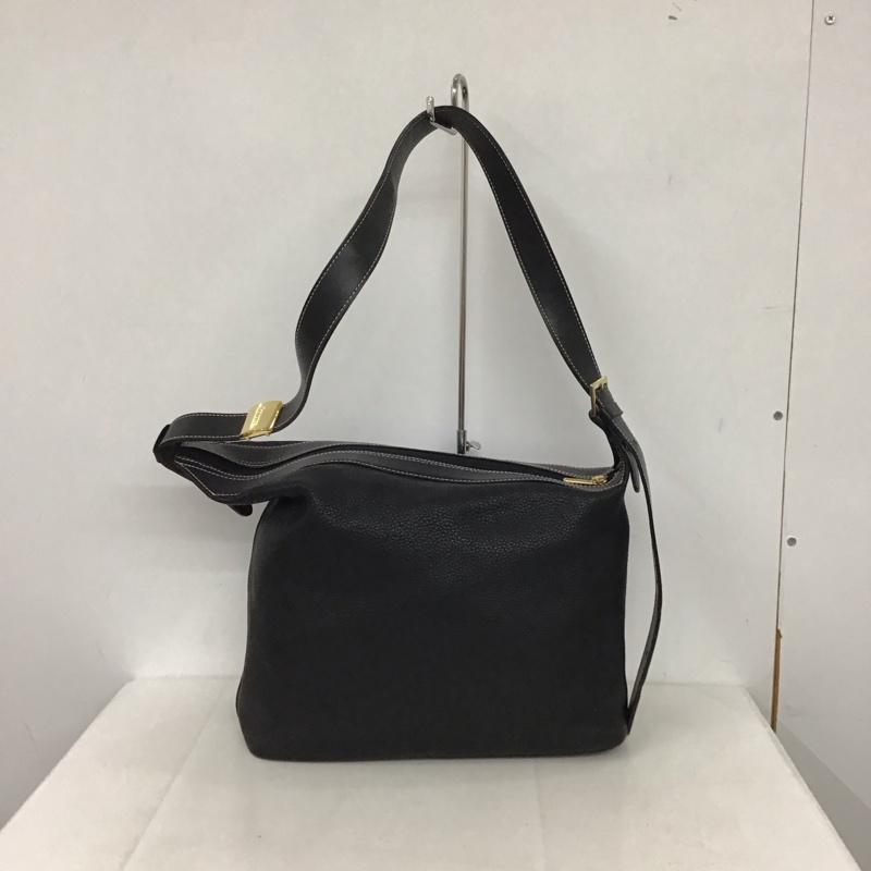 バーバリーズ BURBERRYS ショルダーバッグ ショルダーバッグ ロゴ、文字 黒 / ブラック /  レディース USED 古着 中古 10141049