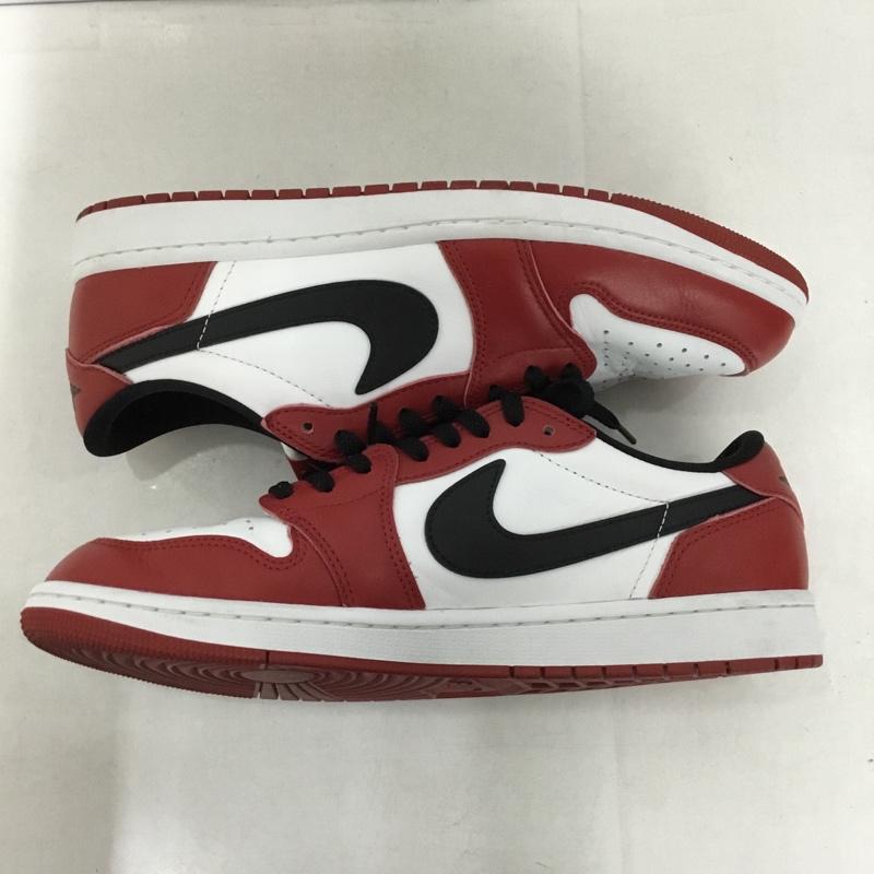 ナイキ NIKE スニーカー スニーカー HQ6998 600 AIR JORDAN 1 RETRO LOW OG 29cm 箱有 29.0cm ロゴ、文字 白 / ホワイト / X 黒 / ブラック / X 赤 / レッド /  メンズ USED 古着 中古 10146015