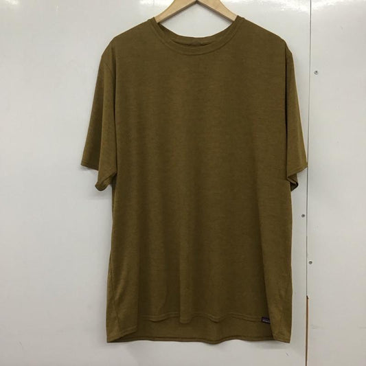パタゴニア patagonia Tシャツ 半袖 XL 無地 茶 / ブラウン /  メンズ USED 古着 中古 10143305