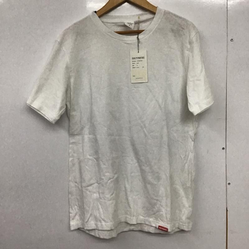 ギルティーパーティーズ GUILTYPARTIES Tシャツ 半袖 半袖カットソー プリントTシャツ クルーネックカットソー M プリント 白 / ホワイト /  メンズ USED 古着 中古 10149515