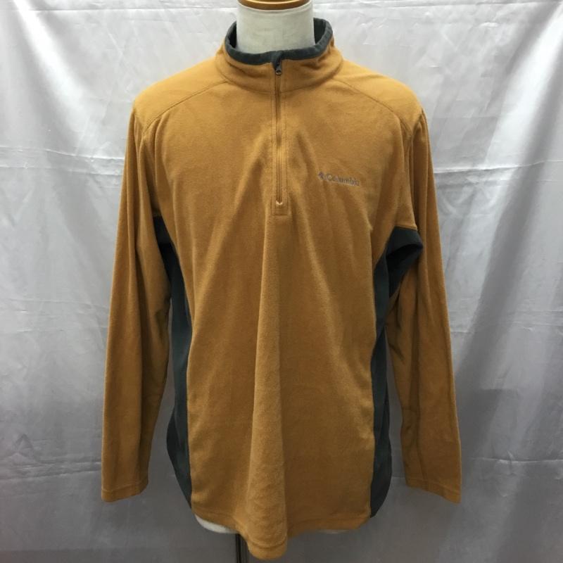 コロンビア Columbia カットソー 長袖 006564-e9y-2022 パインリッジ ハーフジップ プルオーバーフリース L ロゴ、文字 マルチカラー / マルチカラー /  メンズ USED 古着 中古 10112311