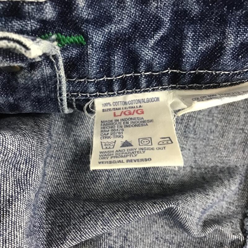 トミーヒルフィガー TOMMY HILFIGER サロペット・オーバーオール サロペット、オーバーオール L 無地 インディゴ / インディゴ /  メンズ USED 古着 中古 10106218