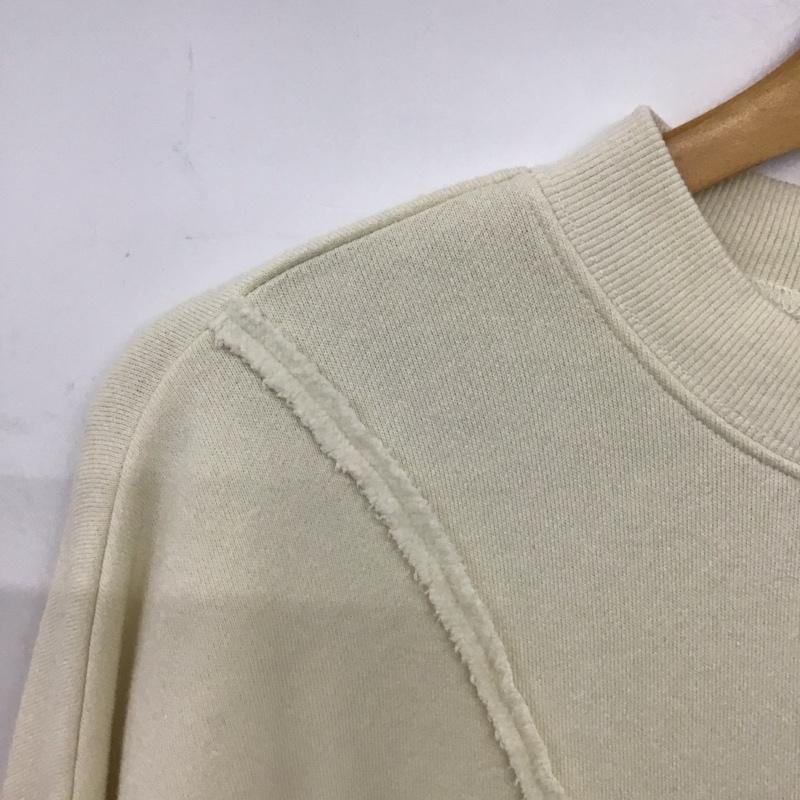 ローリーズファーム LOWRYS FARM トレーナー 長袖 タグ付 2 無地 オフホワイト / オフホワイト /  レディース USED 古着 中古 10147754