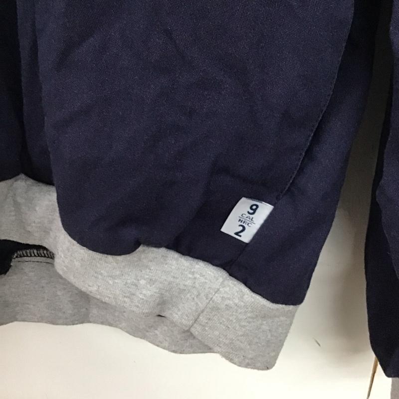 古着 USED トレーナー 長袖 長袖トレーナー スウェット Vネック プルオーバー XL ロゴ、文字 紺 / ネイビー /  メンズ USED 古着 中古 10142622