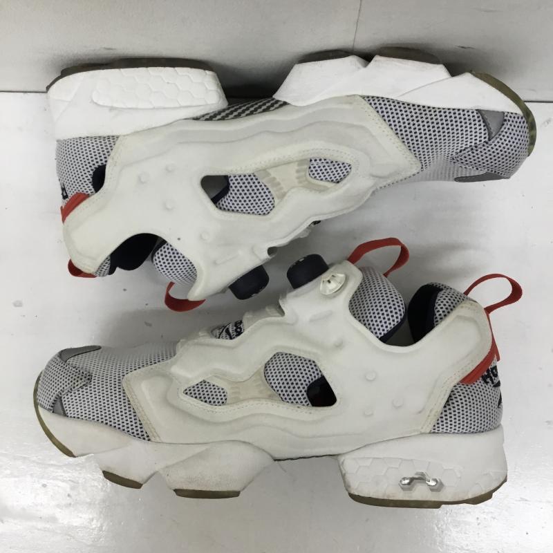 リーボック Reebok スニーカー スニーカー AR3758 INSTA PUMP FURY CELEBRATE 27.5cm ロゴ、文字 白 / ホワイト / X 赤 / レッド / X 紺 / ネイビー /  メンズ USED 古着 中古 10142849