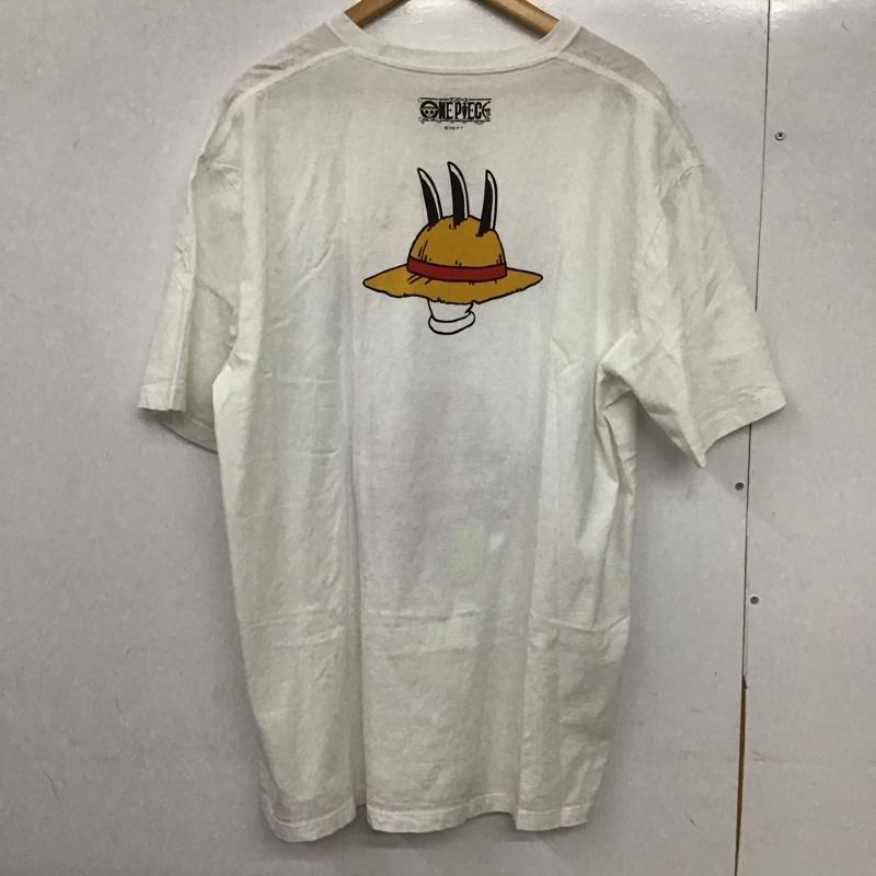 グラニフ graniph Tシャツ 半袖 半袖カットソー プリントTシャツ クルーネックカットソー ワンピース XXL プリント 白 / ホワイト /  メンズ USED 古着 中古 10150926