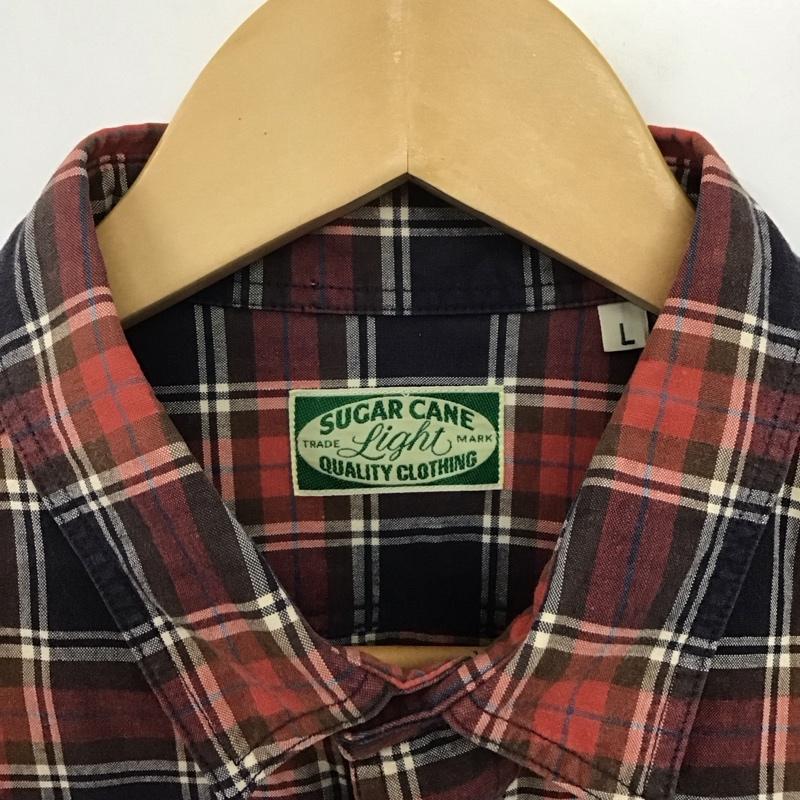 シュガーケーン SUGAR CANE シャツ、ブラウス 長袖 長袖シャツ チェックシャツ カラーシャツ L チェック マルチカラー / マルチカラー /  メンズ USED 古着 中古 10140970
