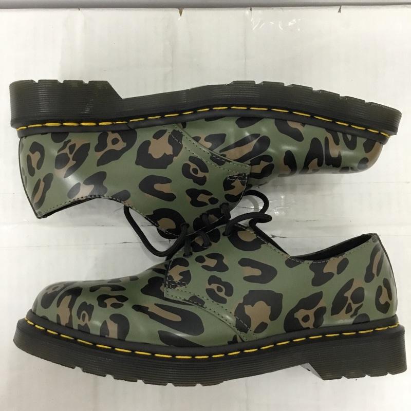 ドクターマーチン Dr.Martens カジュアルシューズ カジュアルシューズ 27686384 Distorted Leopard Smooth 3ホール UK8 箱有 US：9 ヒョウ柄・レオパード柄 黒 / ブラック / X ベージュ / ベージュ / X カーキ / カーキ /  メンズ USED 古着 中古 10109892