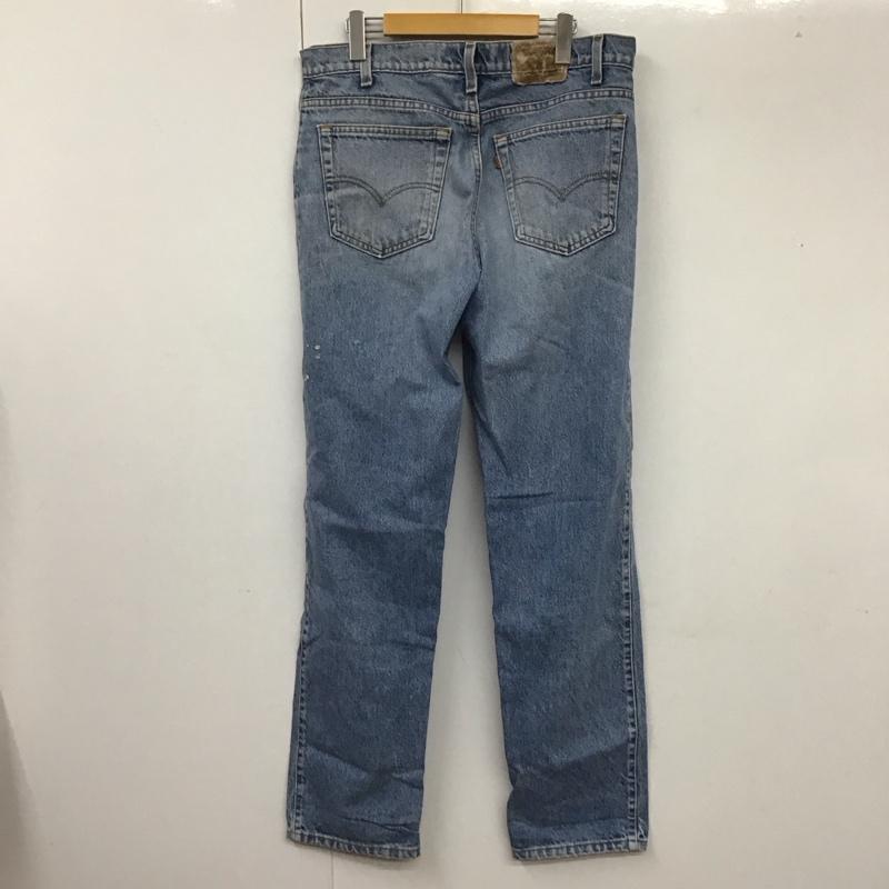 リーバイス Levi s パンツ デニム、ジーンズ デニムパンツ スリムパンツ ストレートパンツ カジュアルパンツ 36 無地 インディゴ / インディゴ /  メンズ USED 古着 中古 10109566