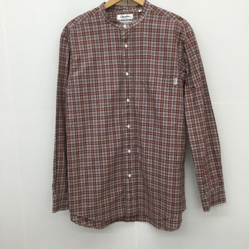 ジムフレックス GYMPHLEX シャツ、ブラウス 長袖 20S-WS-003 M チェック 茶 / ブラウン /  メンズ USED 古着 中古 10129010