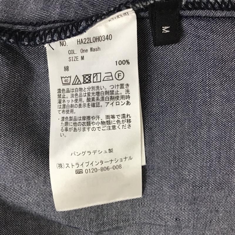 アメリカンホリック AMERICAN HOLIC ワンピース ロングスカート 半袖ロングワンピース フレアスカート 切り替えワンピース M 無地 インディゴ / インディゴ /  レディース USED 古着 中古 10116748