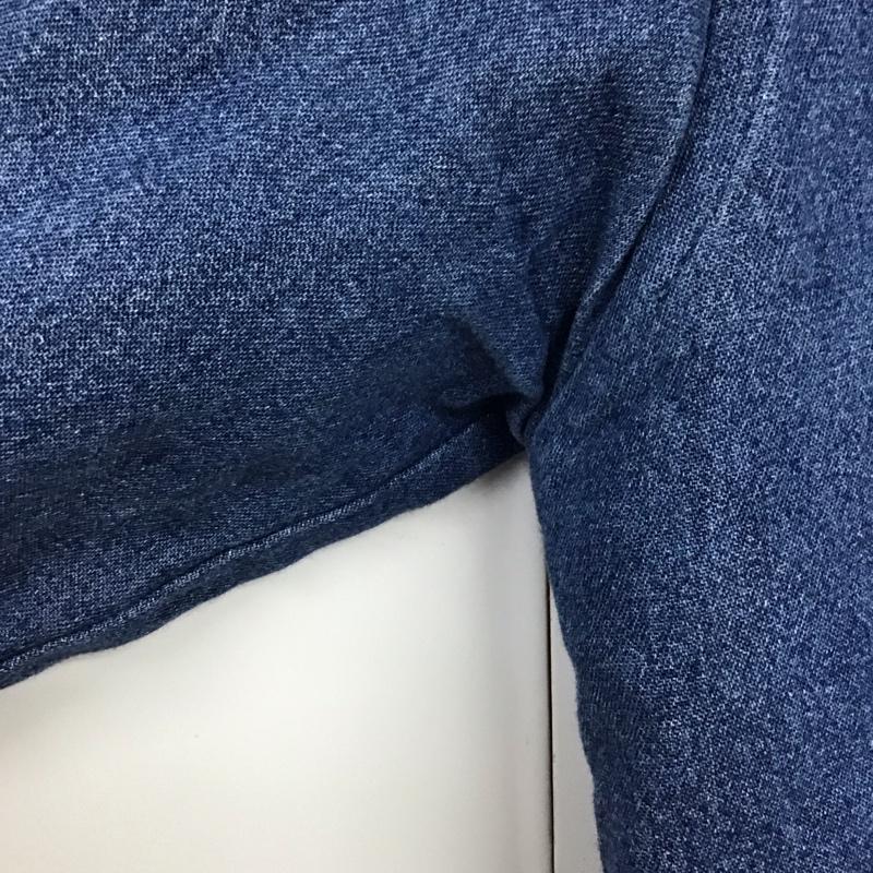 ラルフローレン RALPHLAUREN シャツ、ブラウス 長袖 長袖シャツ 無地シャツ カラーシャツ デニムシャツ ロゴ、文字 インディゴ / インディゴ /  メンズ USED 古着 中古 10129631