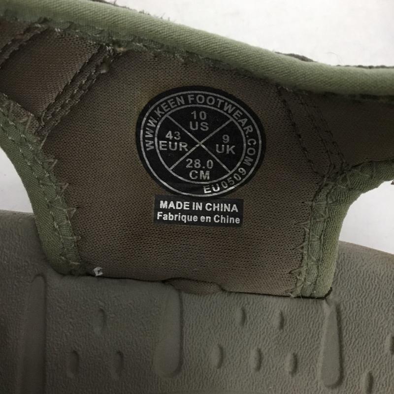 キーン KEEN サンダル サンダル EU0509 アウトドアシューズ アウトドアサンダル 28cm 28.0cm ロゴ、文字 マルチカラー / マルチカラー /  メンズ USED 古着 中古 10149670