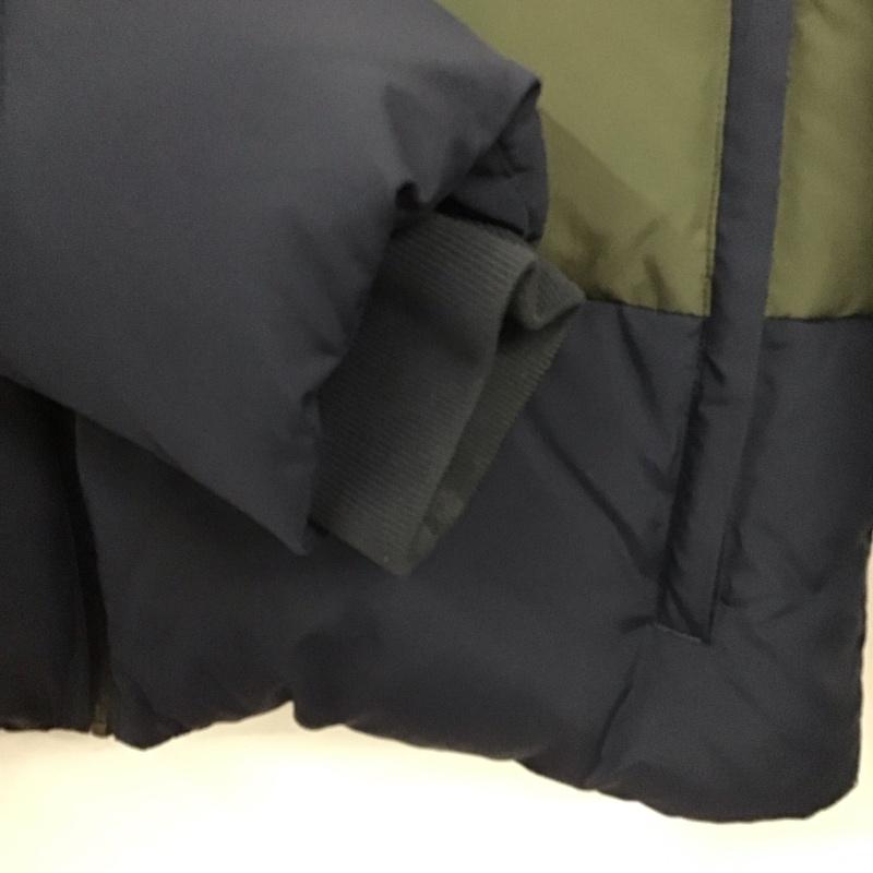 ラコステ LACOSTE ジャケット、上着 ジャケット、ブレザー ジップアップジャケット ダウンジャケット アウター ボーダー柄 黒 / ブラック / X 橙 / オレンジ / X 紺 / ネイビー / X カーキ / カーキ /  メンズ USED 古着 中古 10137221