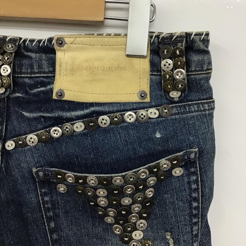 バッファロージーンズ BUFFALO JEANS パンツ デニム、ジーンズ デニムパンツ スリムパンツ カジュアルパンツ ストレッチパンツ  インディゴ / インディゴ /  メンズ USED 古着 中古 10150063
