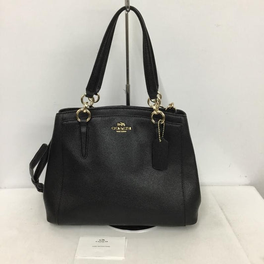コーチ COACH ハンドバッグ ハンドバッグ F57847 2WAY ショルダーバッグ ロゴ、文字 黒 / ブラック /  レディース USED 古着 中古 10147145