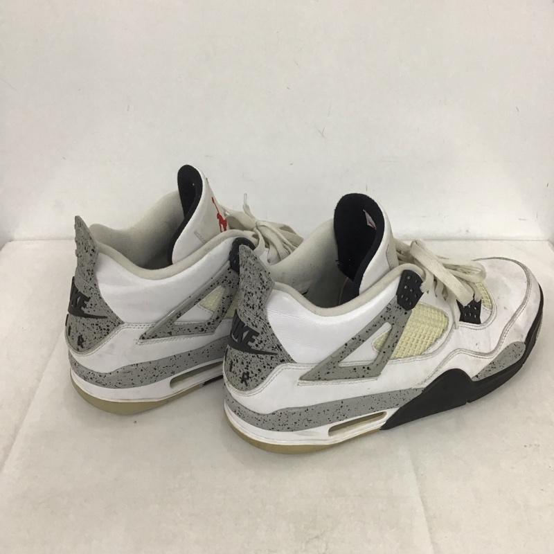 ナイキ NIKE スニーカー スニーカー 840606-192 AIR JORDAN 4 RETRO OG 29cm 箱有 29.0cm ロゴ、文字 白 / ホワイト / X 灰 / グレー / X 黒 / ブラック /  メンズ USED 古着 中古 10141042