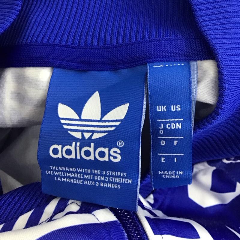 アディダスオリジナルス adidas originals ジャケット、上着 ジャケット、ブレザー ac0474 スーパースタートラックトップジャージ ジップアップジャケット ロゴ、文字 青 / ブルー /  メンズ USED 古着 中古 10124662