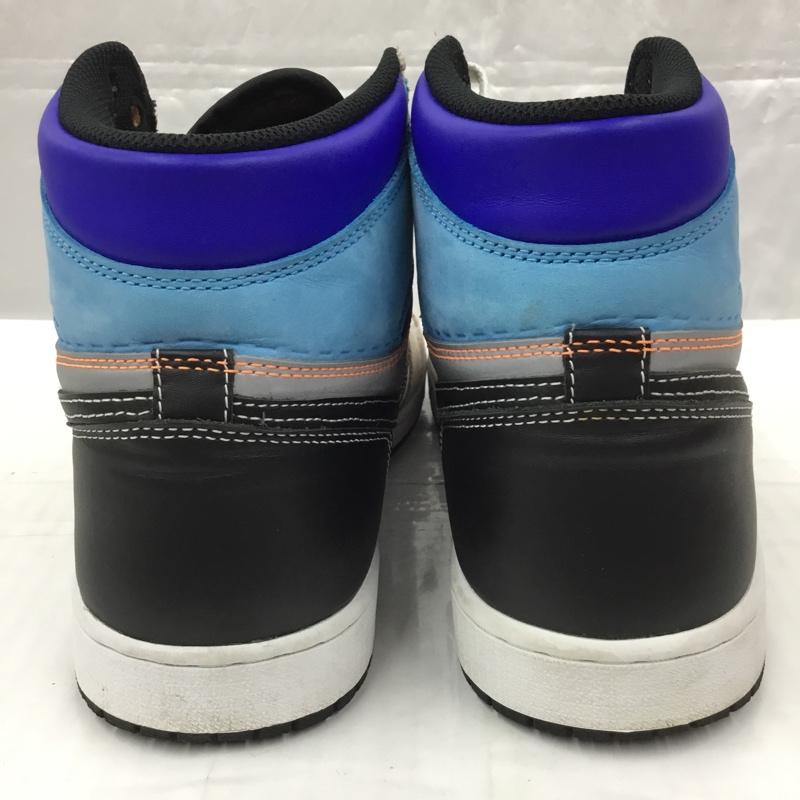 ナイキ NIKE スニーカー スニーカー DC6515-100 AIR JORDAN 1 RETRO HIGH OG 29cm 箱有 29.0cm ワンポイント 白 / ホワイト / X 黒 / ブラック / X 青 / ブルー / X ベージュ / ベージュ / X 水色 / ライトブルー /  メンズ USED 古着 中古 10106042
