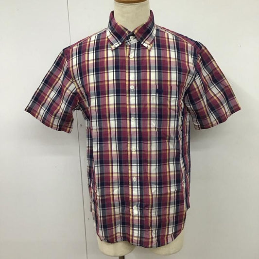 マックレガー McGREGOR シャツ、ブラウス 半袖 MM16-7309 ボタンダウン コットンリネン チェック L ワンポイント マルチカラー / マルチカラー /  メンズ USED 古着 中古 10116481