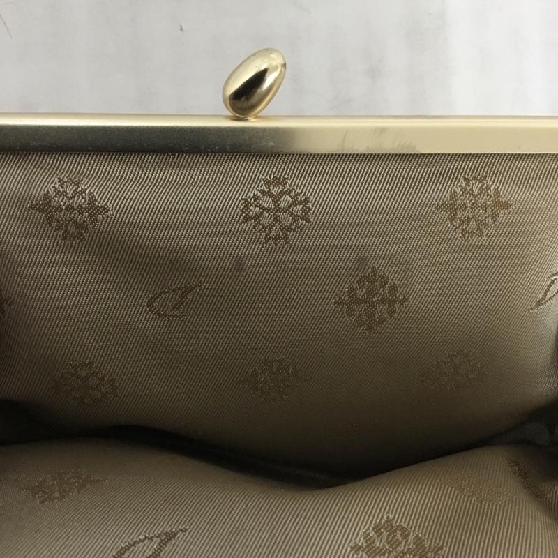 ダコタ Dakota 財布 二つ折り がま口 レザー ロゴ、文字 茶 / ブラウン /  レディース USED 古着 中古 10124158
