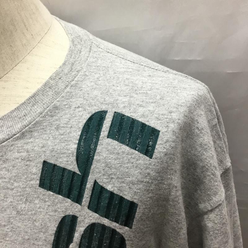 ナイキ NIKE Tシャツ 半袖 半袖カットソー プリントTシャツ クルーネックカットソー 90s M プリント 灰 / グレー /  メンズ USED 古着 中古 10116842