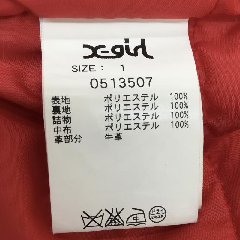 エックスガール X-girl ジャケット、上着 ジャンパー、ブルゾン 1 ノルディック柄 紺 / ネイビー / X 赤 / レッド /  レディース USED 古着 中古 10139620