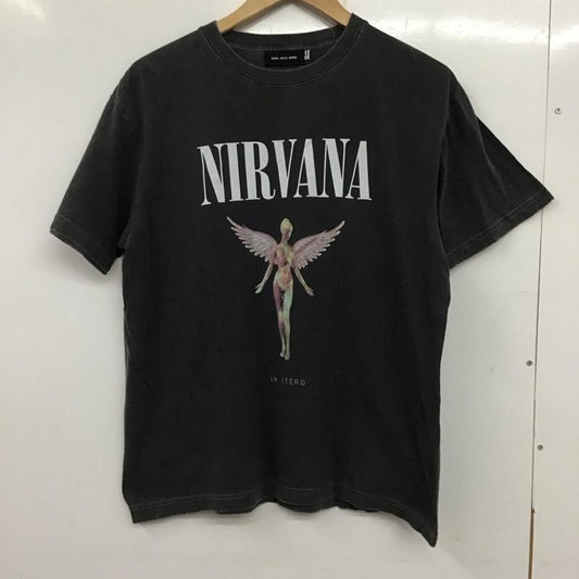 グッドロックスピード GOOD ROCK SPEED Tシャツ 半袖 半袖カットソー プリントTシャツ クルーネックカットソー FREE プリント 黒 / ブラック /  メンズ USED 古着 中古 10135496