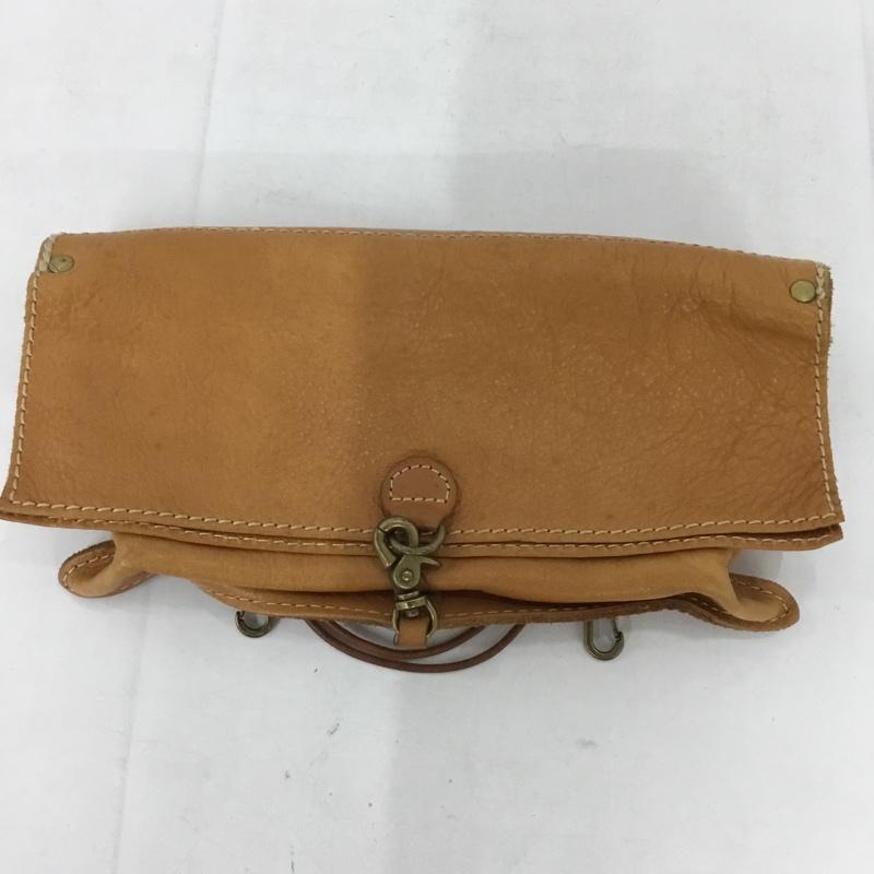 アインソフ AINSOPH ショルダーバッグ ショルダーバッグ レザー 無地 茶 / ブラウン /  レディース USED 古着 中古 10132050