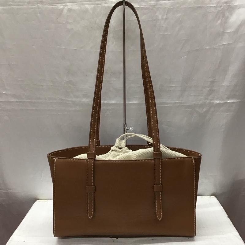 ザラ ZARA トートバッグ トートバッグ 6040 210 709 フェイクレザー 無地 茶 / ブラウン /  レディース USED 古着 中古 10119357