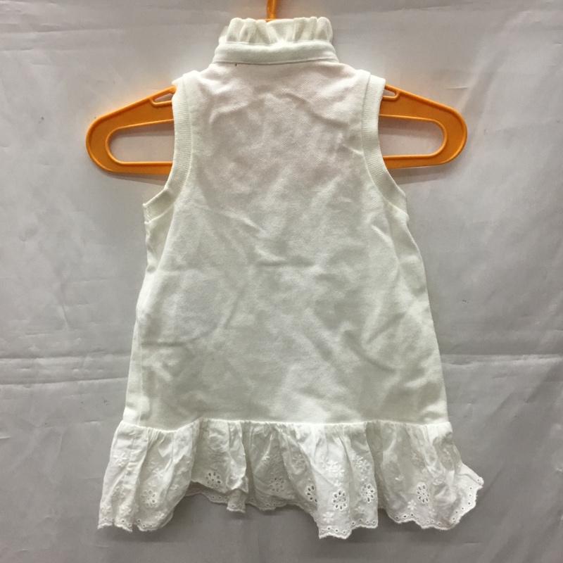 ラルフローレン RALPHLAUREN ワンピース ミニスカート 6M 無地 白 / ホワイト /  ガールズ USED 古着 中古 10110561