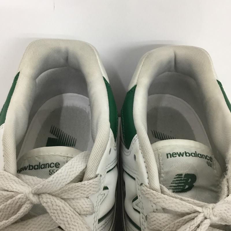 ニューバランス New Balance スニーカー スニーカー BB550 SWB 23cm 23.0cm ロゴ、文字 白 / ホワイト / X 緑 / グリーン /  レディース USED 古着 中古 10136935