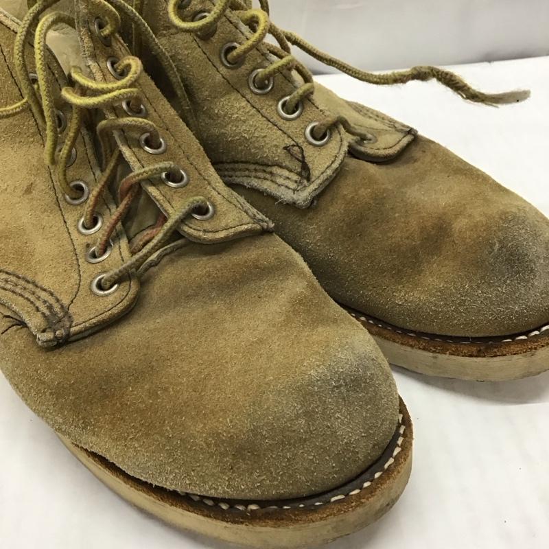 レッドウィング RED WING ブーツ ショートブーツ 02382 アイリッシュセッター 7.5E 無地 ベージュ / ベージュ /  メンズ USED 古着 中古 10121617