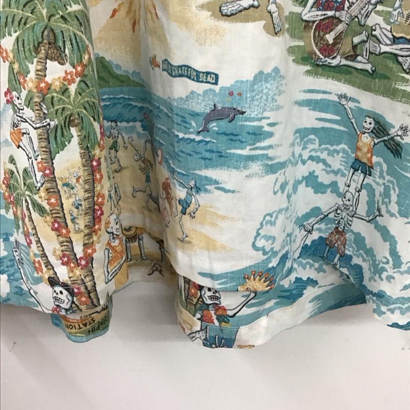 レインスプーナー reyn spooner シャツ、ブラウス 半袖 半袖シャツ プリントシャツ ポケットシャツ グレイトフルデッド XL プリント マルチカラー / マルチカラー /  メンズ USED 古着 中古 10130098