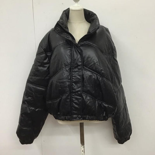 ザラ ZARA ジャケット、上着 ジャケット、ブレザー 2969 280 800 フェイクレザー 中綿 L 無地 黒 / ブラック /  レディース USED 古着 中古 10111064