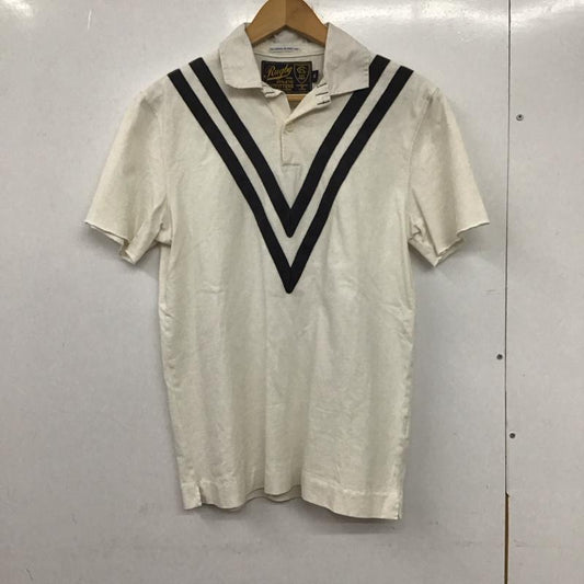 ラグビー RUGBY ポロシャツ 半袖 半袖ポロシャツ カラーシャツ 半袖カットソー XS 無地 白 / ホワイト /  メンズ USED 古着 中古 10133118