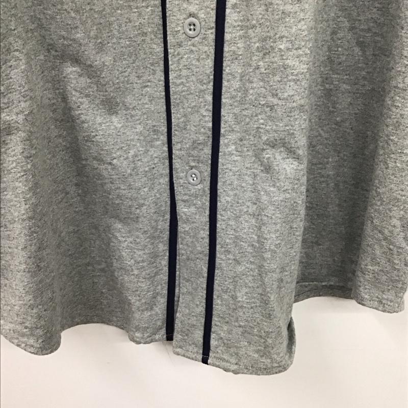 チャンピオン Champion シャツ、ブラウス 半袖 c8-r348 ベースボールTシャツ 半袖シャツ ノーカラーシャツ S 無地 灰 / グレー /  メンズ USED 古着 中古 10130342