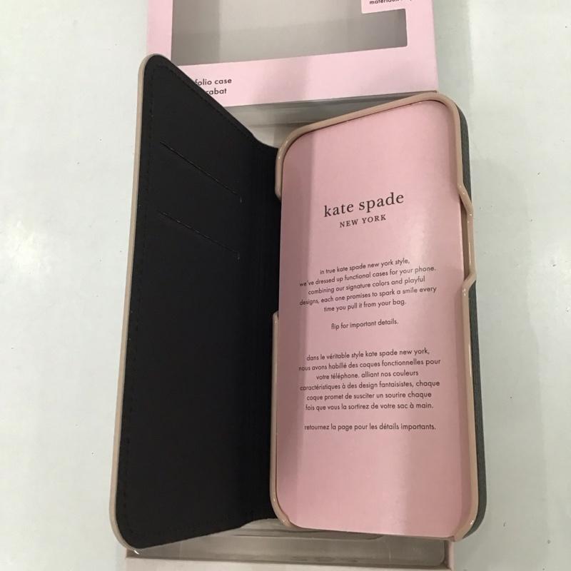 ケイトスペード Kate Spade ファッション小物 ファッション小物 KSIPH-254-BPLVM iPhone14 iPhoneケース 手帳型 Folio Case 無地 黒 / ブラック /  レディース USED 古着 中古 10122776