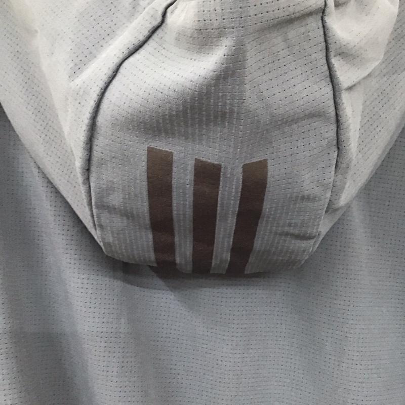 アディダス adidas ジャケット、上着 ジャケット、ブレザー fm5398 メッシュジャケット ジップアップジャケット アウター ロゴ、文字 紺 / ネイビー /  メンズ USED 古着 中古 10130686