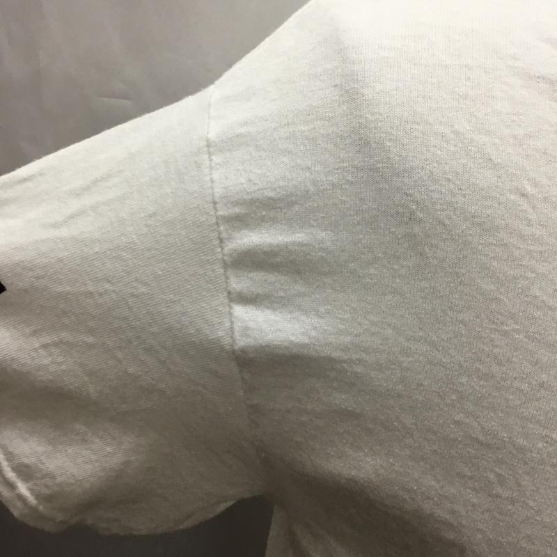 エルヴィラ ELVIRA Tシャツ 半袖 クルーネック プリント M ロゴ、文字 白 / ホワイト /  メンズ USED 古着 中古 10115520