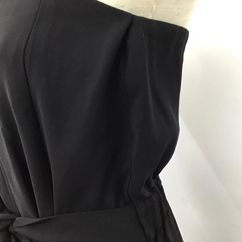 ザラベーシック ZARA BASIC ワンピース・ドレス・オールインワン ワンピース・ドレス・オールインワン オールインワン ノースリーブ ワイドパンツ S 無地 黒 / ブラック /  レディース USED 古着 中古 10149699