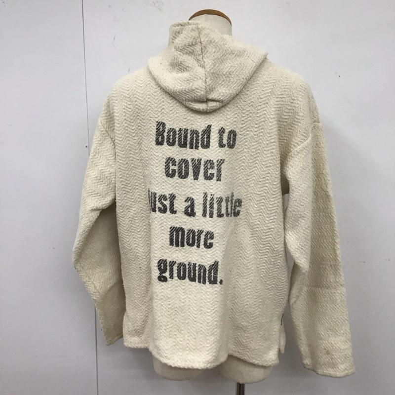 古着 USED パーカー 長袖 メキシカンパーカー ラグジャケット ラグパーカー L ワンポイント アイボリー / アイボリー /  メンズ USED 古着 中古 10122987