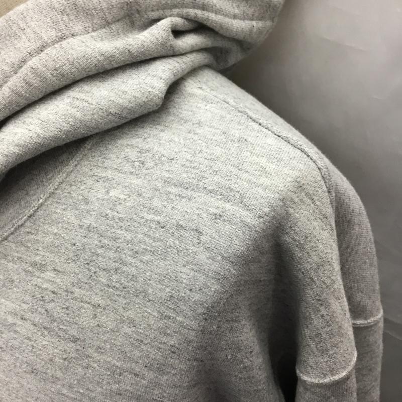 アディダス adidas パーカー 長袖 長袖 L ロゴ、文字 灰 / グレー /  メンズ USED 古着 中古 10121638