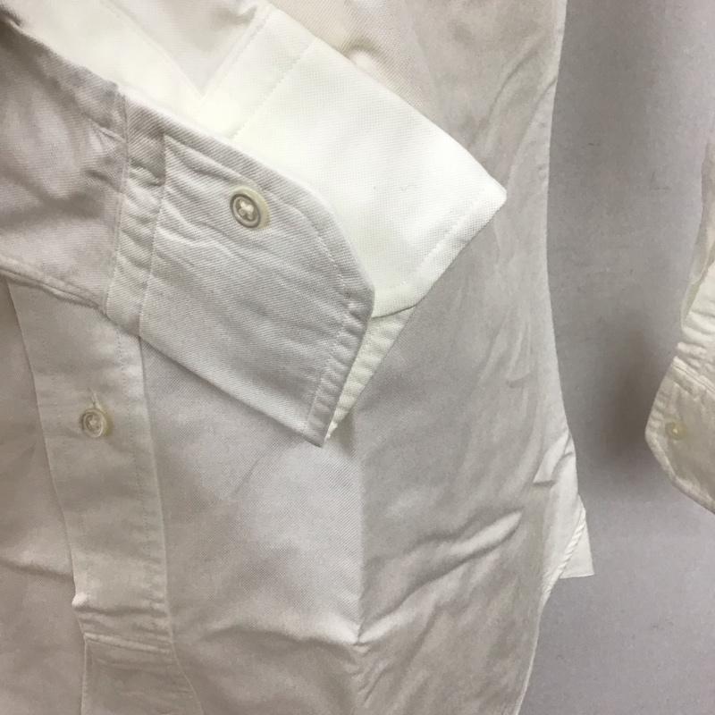 ブルックスブラザーズ BROOKS BROTHERS シャツ、ブラウス 長袖 BLACK FLEECE コットン BB1 USA 無地 白 / ホワイト /  メンズ USED 古着 中古 10112670